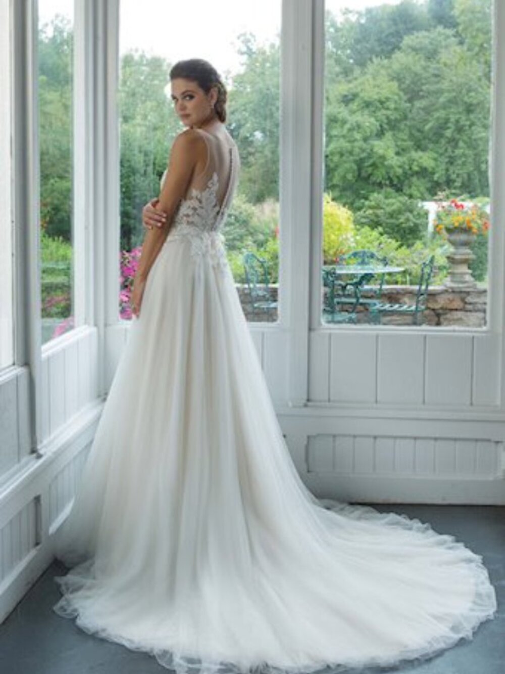 NWT Justin Alexander Sweatheart wedding dress style 11085 ivory, size 10